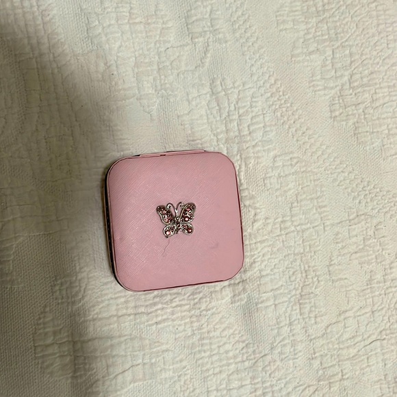 Small Pink travel Jewelry box - Picture 1 of 3